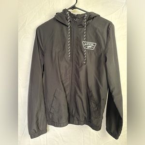 Black Vans Windbreaker